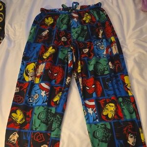 Official Marvel Heros Loungers With Draw String Excellent Condition
